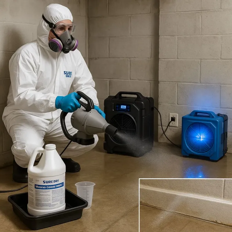 Sanitization and Odor Removal process in Yucaipa, CA